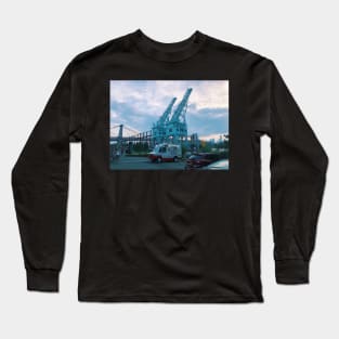 Domino Park Williamsburg Summer Sunset Long Sleeve T-Shirt